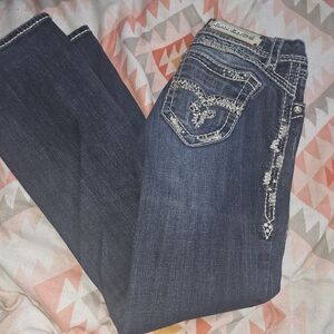Rock Revival Dark Blue Boot Cut Jeans